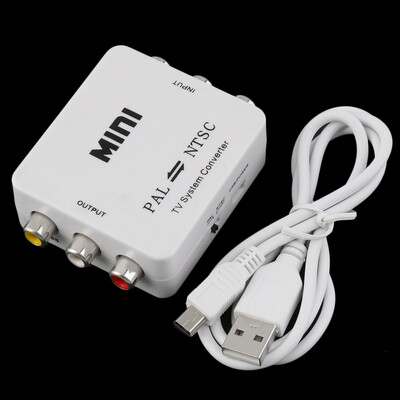 

PAL NTSC SECAM Для NTSC PAL TV Видеосистема конвертер Switcher адаптер Новый