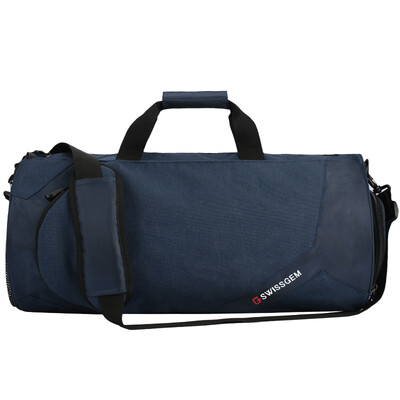 

SVVISSGEM travel bag large capacity outdoor travel hand luggage bag multi-function anti-splashing water Messenger shoulder bag sports training package SA-9929C lake blue