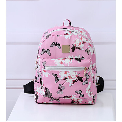 

MyMei Hot Popular Malloom Women Backpack Fashion Causal Floral Printing Bag