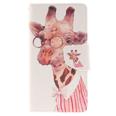 

Жираф дизайн Кожа PU откидная крышка бумажника карты держатель чехол для Nokia Lumia 930