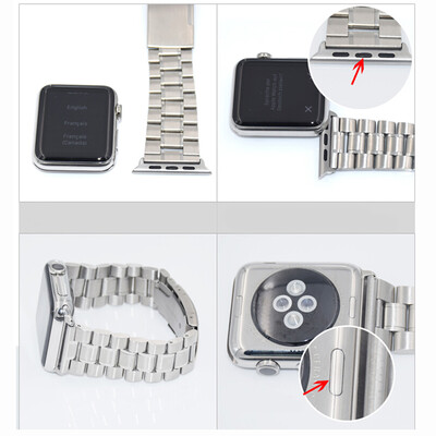 

1pc Watch Band Adapter Connection Watch Strap Connector For Apple Watch 38/42