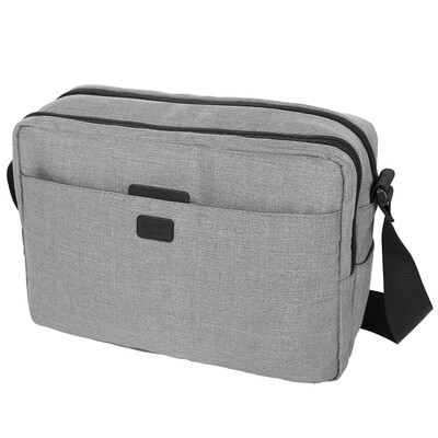 

France LEXON happy shoulder bag Messenger bag ONE series double flat panel computer side backpack casual bag LNR1422LG light gray