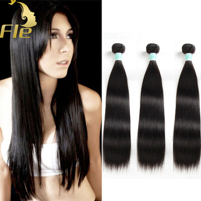 

Peruvian Hair 3Bundles Straight Virgin Hair Natural Color 8-28inch Mixed Length Human Hair Bundles 3Pcs/lot