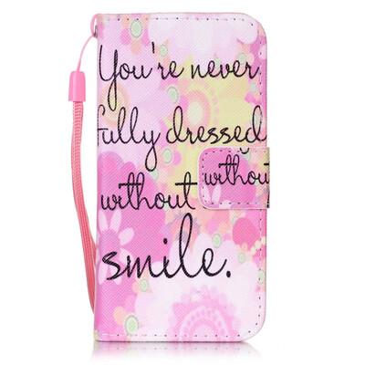 

Pink Smile Design PU�Leather�Flip�Cover Wallet�Card�Holder�Case�for IPOD TOUCH 5 6