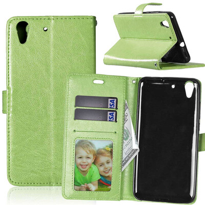 

Green Style Classic Flip Cover with Stand Function and Credit Card Slot for HUAWEI Honor 5A/Y6 II