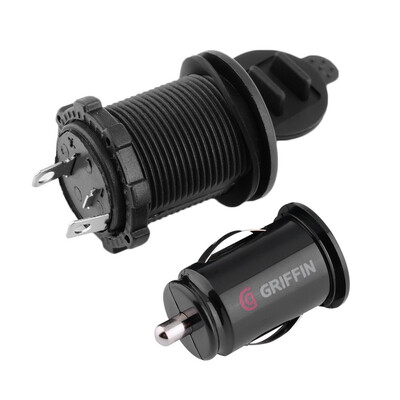 

DC12V-24V Car Cigarette Lighter Socket Dual USB Charger Power Adapter Outlet