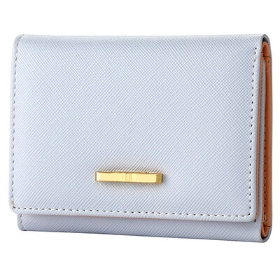 

Ma Liannu short wallet female fashion sweet lady 3 fold black