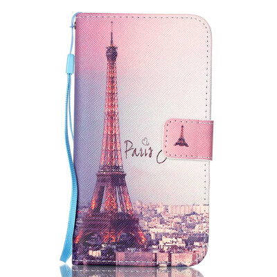 

Эйфелева башня Дизайн Кожа PU откидная крышка карточки бумажника держатель случая для LG K10