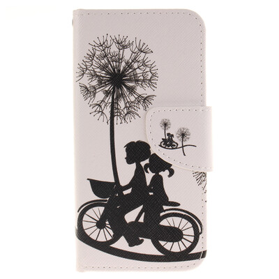 

Bike and Dandelion Design PU Leather Flip Cover Wallet Card Holder Case for IPHONE 7