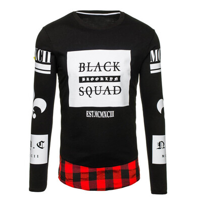 

Men's fashion casual T-shirt hoody