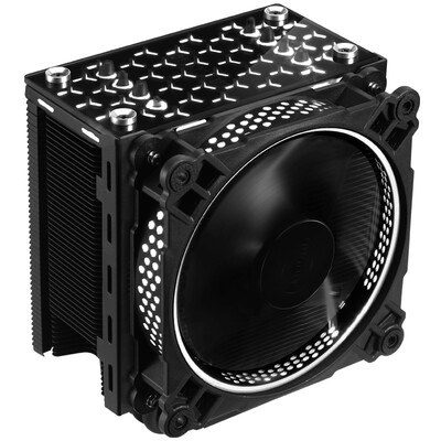 

JONSBO CR-201 white CPU cooler multi-platform 4 heat pipe intelligent temperature control 12CM fan white with silicone grease