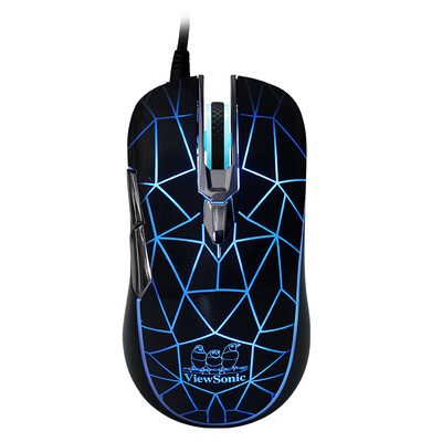 

ViewSonic MU681 USB интерфейс к проводным шесть-кнопочным оптической мыши профессионального игровых цветов с подсветкой