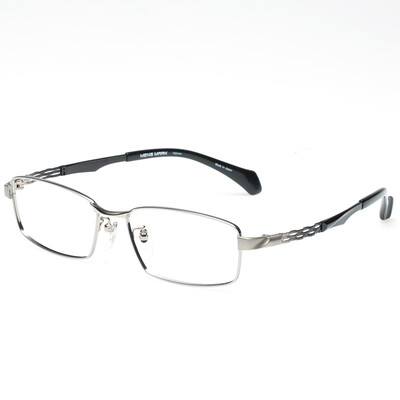 

CHARMANT / Chamon optical box male and female models Mike series full frame silver myopic frames XM1128-LG-54