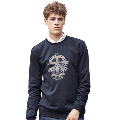 

Pioneer Pioneer Camp Sweater Men's Comfort Trends Sweater Round Collar 611903 Black