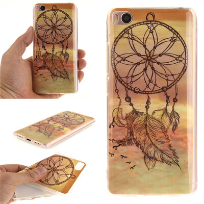 

Dreamcatcher Pattern Soft Thin TPU Rubber Silicone Gel Case Cover for XIAOMI 5S