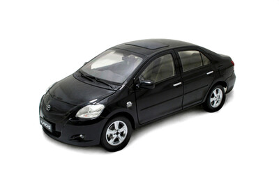 

масштаб 1:18 Toyota Vios 2008 Diecast модель автомобиля черный