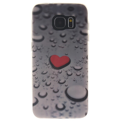 

Heart-shaped water drop Pattern Soft Thin TPU Rubber Silicone Gel Case Cover for SAMSUNG GALAXY S7 Edge
