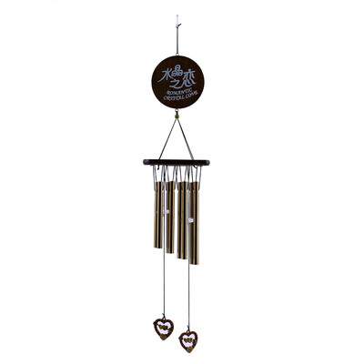 

Amazing Antique Bronze 8 Tubes Bells Wind Chimes Yard Garden Outdoor Decor