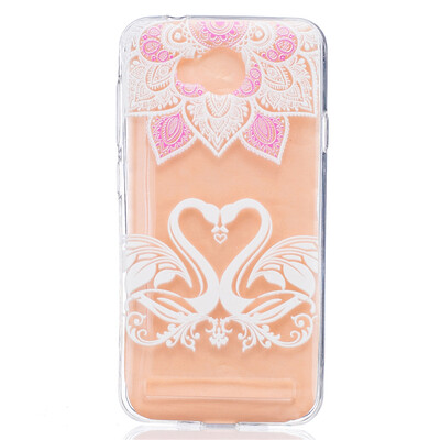 

Swan Pattern Soft Thin TPU Rubber Silicone Gel Case Cover for HUAWEI Y3 II