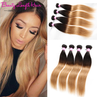 

Ombre Peruvian Virgin Hair Straight 4 Bundles Ombre Straight Hair Weave Virgin Unprocessed Ombre Human Hair Extensions