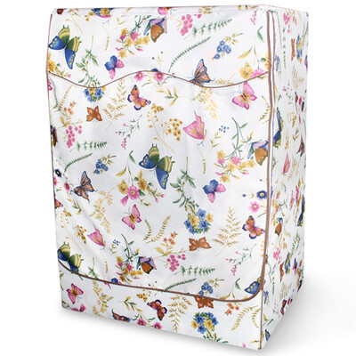 

Jia Pei WA-122G drum washing machine cover waterproof sunscreen dust cover umbrella cloth for Siemens LG Little Swan Samsung Bosch Haier&other butterflies from the forest are code