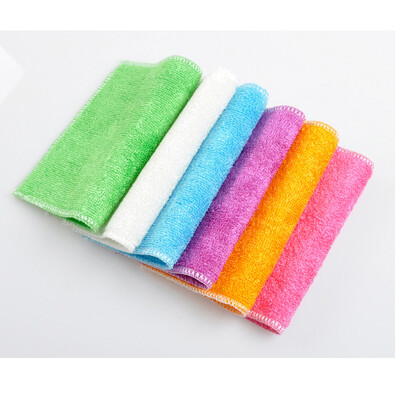 

Yinglite High Efficient Anti-grease Color Dish Cloth Bamboo Fiber Washing Towel Magic Kitchen Cleaning Wiping Rags