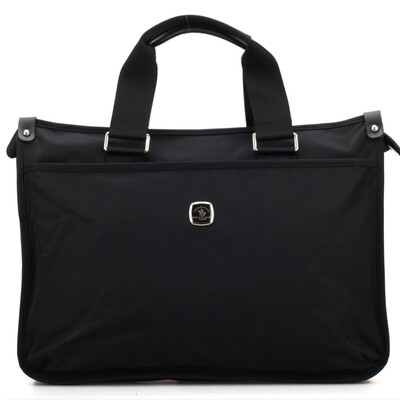 

St. Paul's men's casual shoulder Messenger bag male black canvas bag male bag IPAD bag