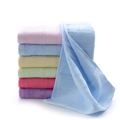 

Bamboo bamboo fiber towel soft absorbent bamboo charcoal face wash towel pattern green