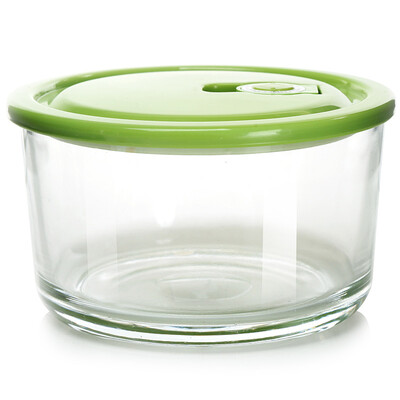 

Jingdong Supermarket] Ke Ruisuo NC-8619 glass round storage fresh bowl lunch box lunch box 500 ml