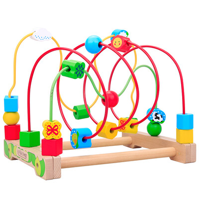 

Trojan horse wisdom children early warning bead frame toy horse around the beads frame