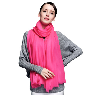 

Bao Shengxiang high-grade cashmere scarf female winter wild long section of solid color wool shawl dual-use students autumn Korean version of the warm collar w9703 turmeric