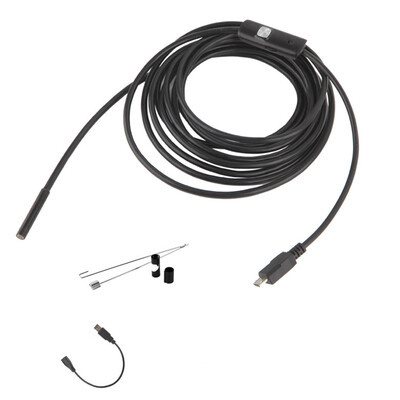 

6 LED 55mm Lens 720P Endoscope Waterproof Inspection Borescope for Android