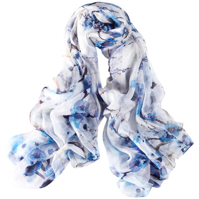 

Lan Shiyu LANSHIYU silk scarf women silk silk shawl scarf No 3 color