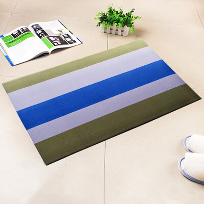 

LIDIMEI kitchen mat mat waterproofing easy to clean light yellow blue PVC foam 50 80cm