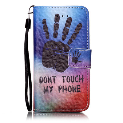 

Palm Design PU Leather Flip Cover Wallet Card Holder Case for IPHONE 7PLUS