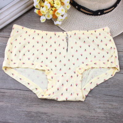 

In the low lovely underpants modal ladies underwear wide waist briefs lovely cuecas color gift a loaded kawaii single panties