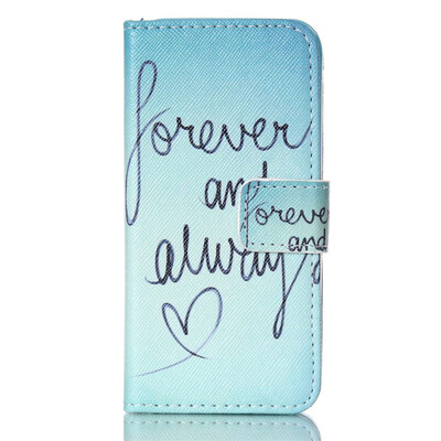 

forever Love Design PU Leather Flip Cover Wallet Card Holder Case for IPHONE 5