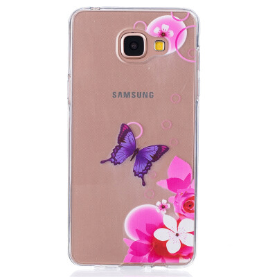 

Pink Butterfly Pattern Soft Thin TPU Rubber Silicone Gel Case Cover for SAMSUNG GALAXY A5 2016A510