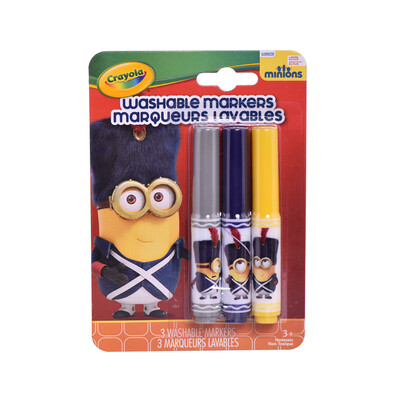

Crayola окрашены дети счастливых маленьких желтых люди Napoleon стиль 3 цвета короткие палочки толщина голова акварель перо 58-5207