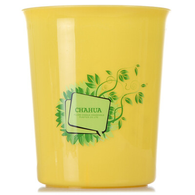 

Jingdong supermarket] camellia trash cans basket printing waste paper tube 7.2L 1216