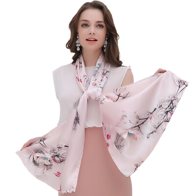 

Yimihuasha yimihuasha Mulan drunk silk scarf female mulberry silk shawl scarf