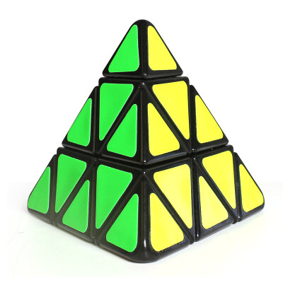 

Point Sheng old cube shaped pyramid Rubik's Cube 3rd order Rubik's Cube game special third-order shaped magic toy set with tutorial DS-214 black