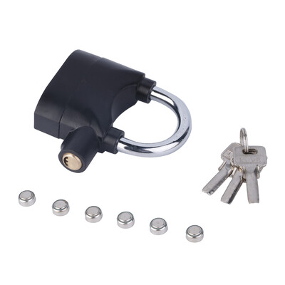 

110db Siren Alarm Lock Security Anti-Theft Padlock Door Motor Bike Bicycle