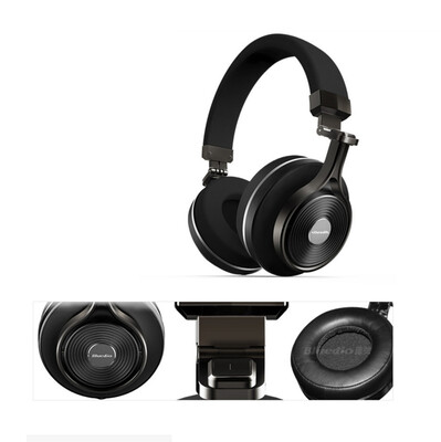 

Colorful Foldable Wireless Headsfree Handphone Stereo Bluetooth 4.1 Metal Headband Earphone C14 (Black/White/Red/)