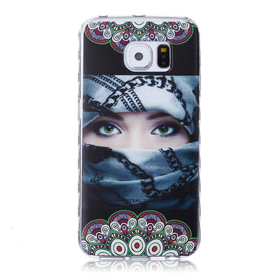 

Arabian girl Pattern Soft Thin TPU Rubber Silicone Gel Case Cover for SAMSUNG GALAXY S6 Edge