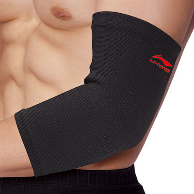 

Li Ning sports guarding elbow men and women basketball badminton tennis volleyball knitting elbow single loaded AQAH252-1 black M knee 32-38cm
