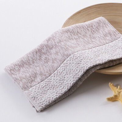 

Gold towel textile cotton slubs satin towel plain plain thicker heavier single 127g 70 * 34cm