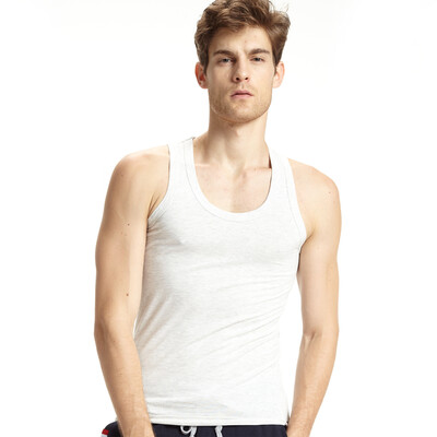 

Mens tight-fitting T-shirt absorbent breathable cotton shirt