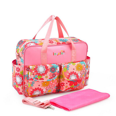 

Insular 6069 Multifunctional Mummy Bag Большая емкость для материнства и детского пакета Женская розовая розовая леди