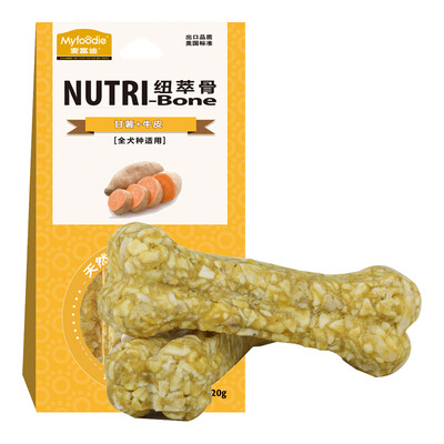 

Новый Mai Fudi Myfoodie лакомство кость извлекает собачью кость зубного средства для чистки зубов 3 / 120г кожи картриджа шпината +